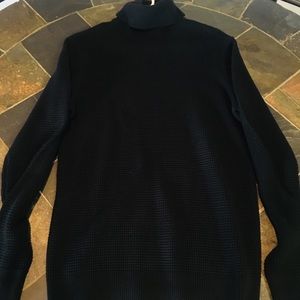 Black ribbed Turtle neck